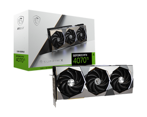 כרטיס מסך MSI GeForce RTX 4070 Ti SUPRIM X 12G