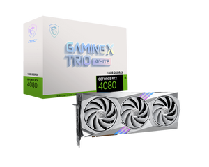 כרטיס מסך MSI GeForce RTX™ 4080 16GB GAMING X TRIO WHITE