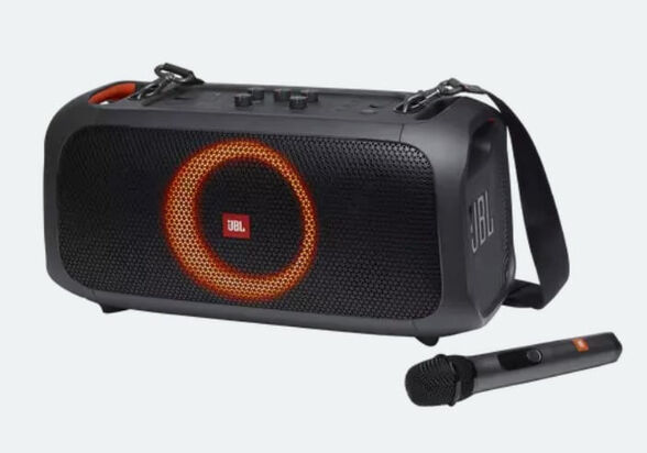 רמקול נייד JBL PartyBox On-The-Go - צבע שחור