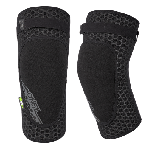 מגן מרפקים O'NEAL REDEEMA ELBOW GUARD בצבע שחור גודל S עם טכנולוגיית IPX רכה וגמישה, עיצוב דק ונושם עם רצועות סקוטש מונעות החלקה ואישור CE EN 1621-1