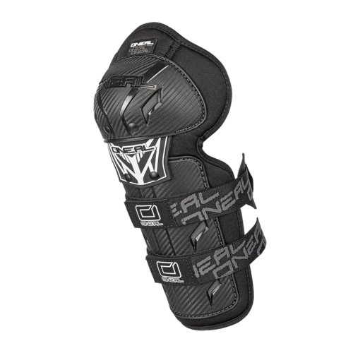 מגן בירכיים PRO III CARBON LOOK KNEE GUARD BLACK במראה קרבון מודרני עם קונכיות פלסטיק יציבות ורצועות מתכווננות להגנה מקסימלית ברכיבת BMX MTB MX