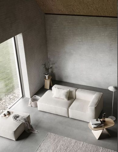 שולחן צד יפני שחור עץ אלון AVIO  Side table