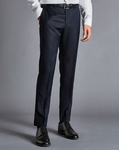 חליפה יוקרתית מבד איטלקי סלים פיט כחולה - Italian Luxury Suit - Dark Navy
