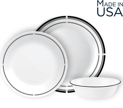 סט צלחות 18 חלקים, קורנינג בראסרי | Corning Ware Brasserie 