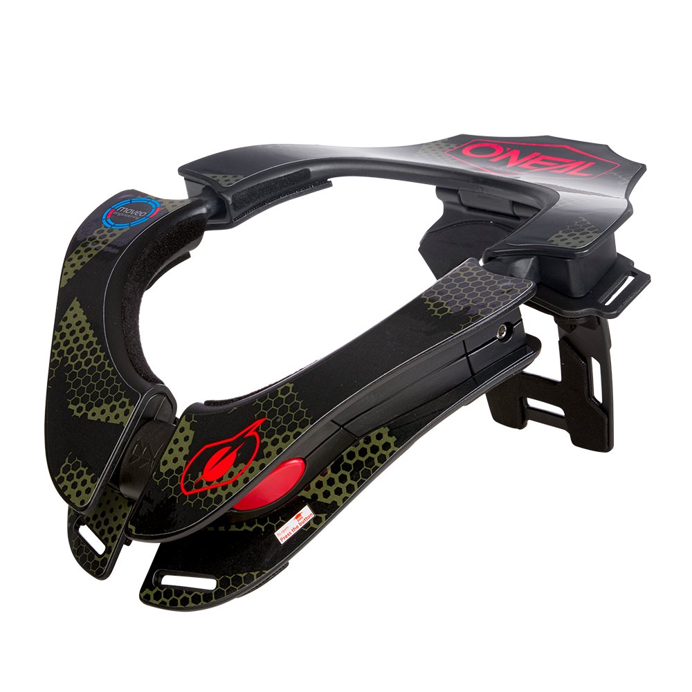 מגן צוואר TRON NECKBRACE COVERT BLACK/GREEN - O