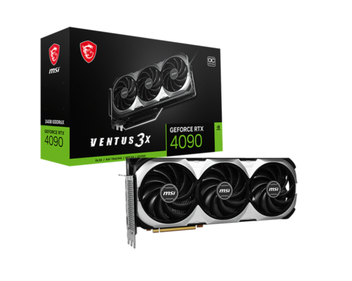 כרטיס מסך MSI GeForce RTX 4090 VENTUS 3X 24G OC