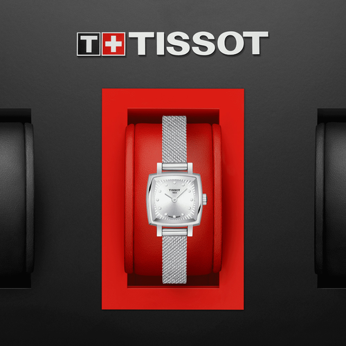 Tissot T0581091104100 LOVELY משובץ יהלומים לנשים