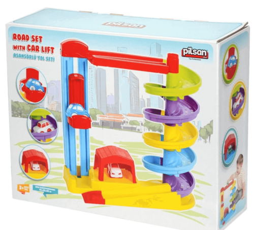 מסלול מכוניות 5 קומות עם מעלית - pilsan