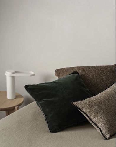 כרית מילוי נוצות 30X50 ירוק VELVET Cushion Duck Green