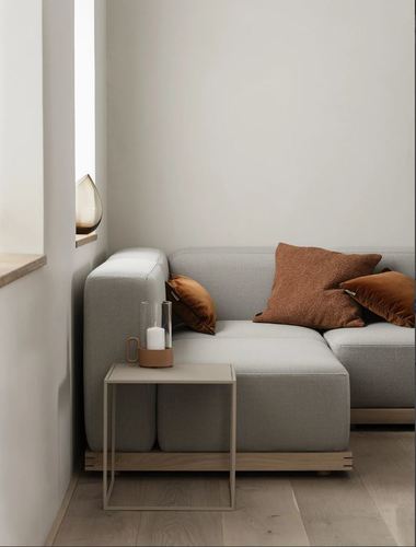 כרית מילוי נוצות 50X50 אספרסו BOUCLE Cushion Espresso