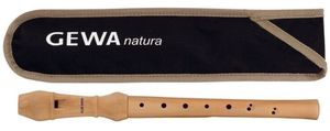 חלילית סופרן מעץ RECORDER NATURA באצבוע ברוק 700190 מבית GEWA (Germany)