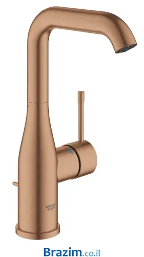 ברז רחצה בינוני מבית Grohe מדגם 32628DL1 בגימור אדום מוברש.