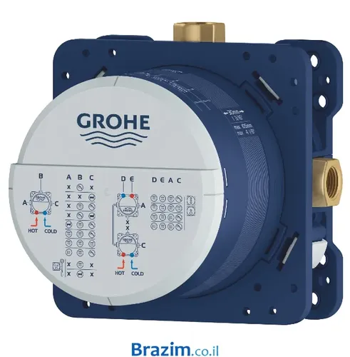 גוף פנימי לאינטרפוץ רפידו גרואה SMART BOX 35600000, חיבורי מים.
