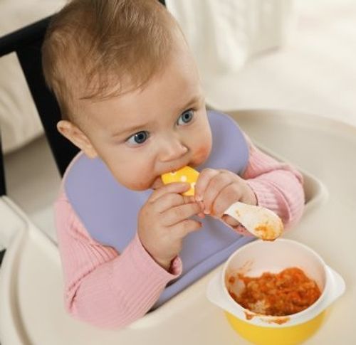 סינר 100% סיליקון רך וגמיש במיוחד עם כיס וסגירה עליונה - ורוד פילון