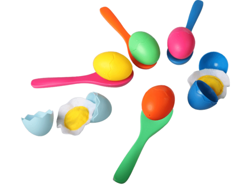 סט כפיות וביצים 6 יחידות