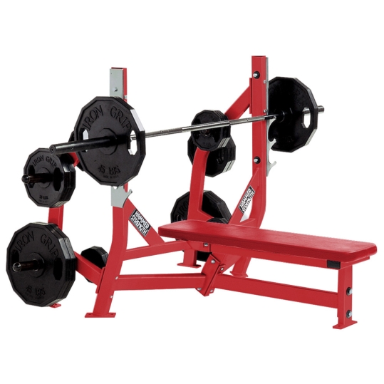 Hammer Strength Olympic Bench Weight Storage