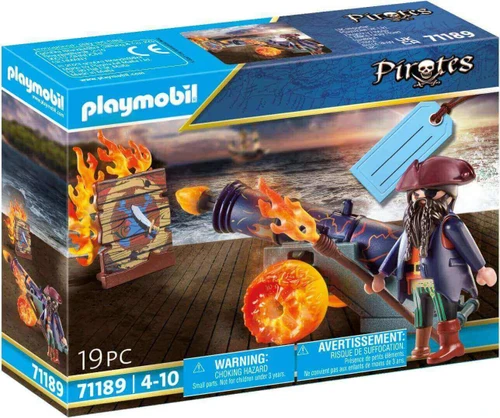 משחק פליימוביל פיראט ותותח אש לגלאי 4+