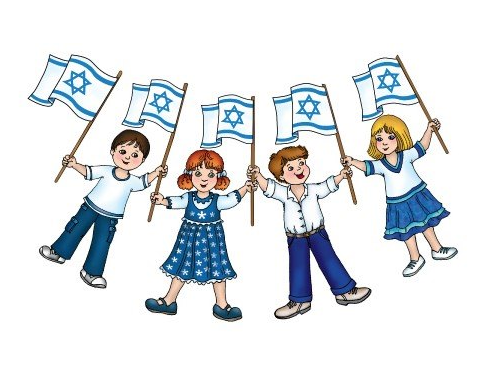 שרשרת דגלנים דו-צדדית צבעונית לקישוט