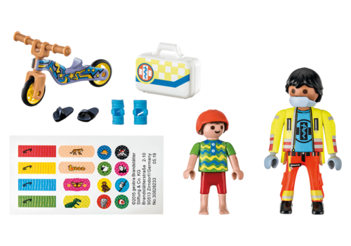 משחק פליימוביל מחלץ עם פצועים לגלאי 4+