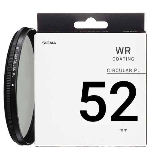 פילטר דוחה מים SIGMA WR CIRCULAR PL FILTER 52MM