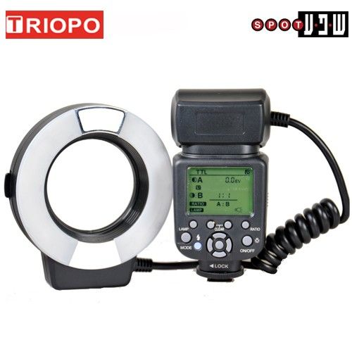 פלאש טבעתי GN14 דגם Triopo TR-15ex For Canon
