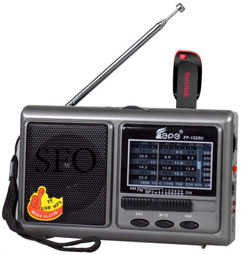 רדיו טרנזיסטור FP-1525U עם MP3
