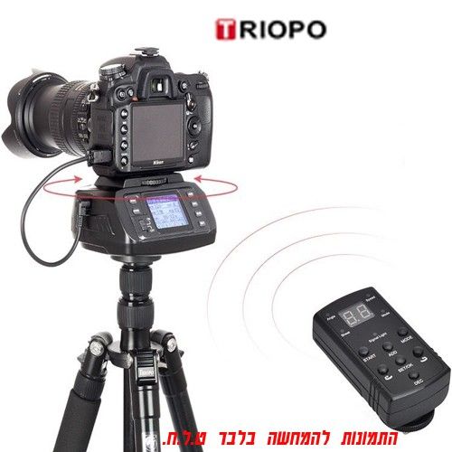ראש חצובה חשמלי לצילום 360 מעלות TRIOPO AD-10
