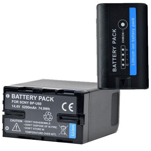 סוללה תואמת למצלמה Sony BP-U60 סוני