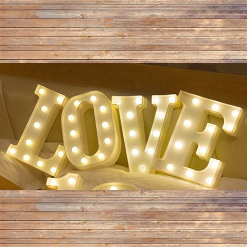 תאורת לד מעוצבת אהבה LOVE