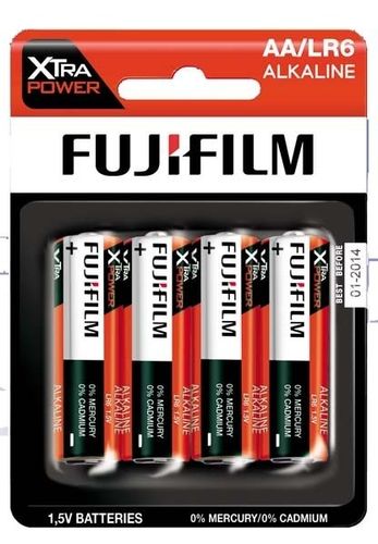 4 סוללות ALKALINE FUJI AA