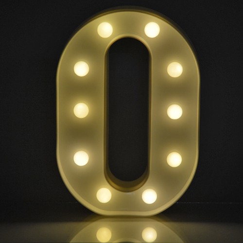 תאורת לד LED מעוצבת בצורת האות O | שפע ספוט