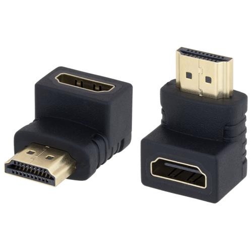 מתאם HDMI זכר לחיבור HDMI נקבה 90 מעלות