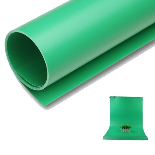 רקע PVC ירוק בגודל 200×100 ס”מ