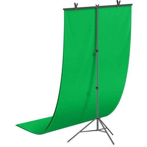 רקע PVC ירוק בגודל 200×100 ס”מ