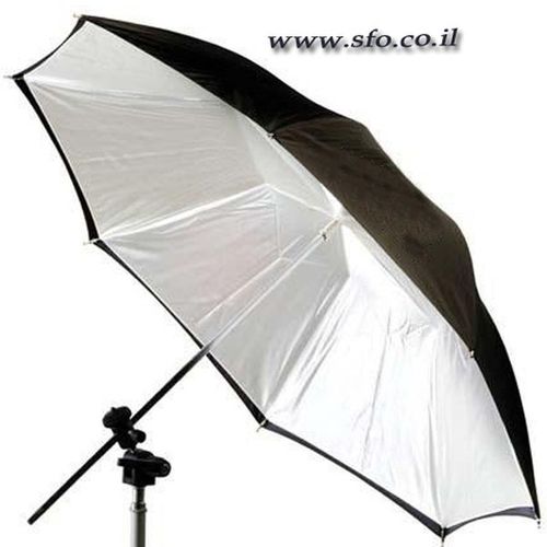 מטריה לבנה לצילומי סטודיו בגודל 83 ס