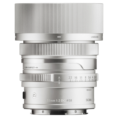SIGMA 35mm F2 DG SL | C For L-Mount צבע כסף יבואן רשמי