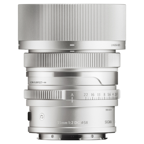 SIGMA 35mm F2 DG SL | C For L-Mount צבע כסף יבואן רשמי
