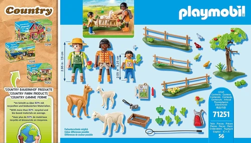 משחק פליימוביל מטיילים ואלפקות לגלאי 4+