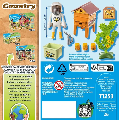 משחק פליימוביל כוורן עם כוורת לגלאי 4+