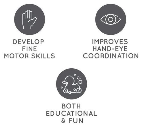 צעצוע אמבט סירה מתנגשת עם דמות ארנב - ורוד