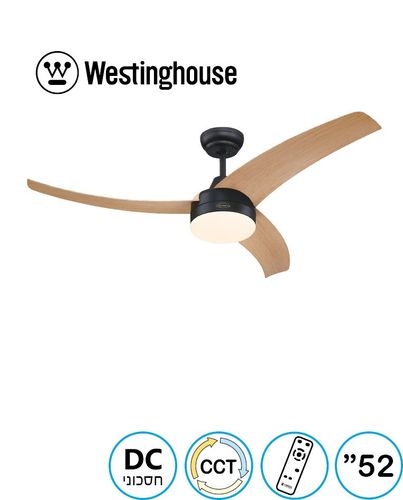 מאוורר תקרה Longwood 52'' CCT עם שלט Westinghouse
