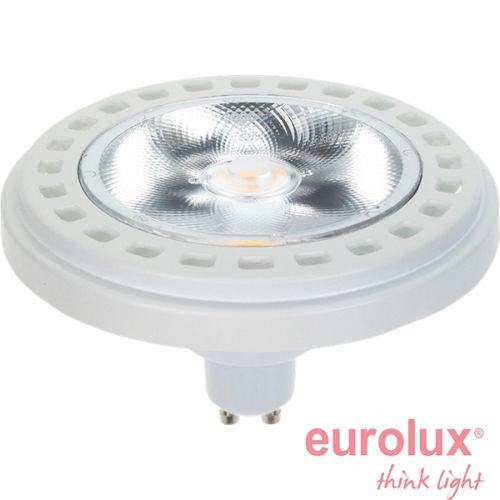 ספוט לד COB AR111 גימור לבן 2900K 15W GU10 יורולוקס 
