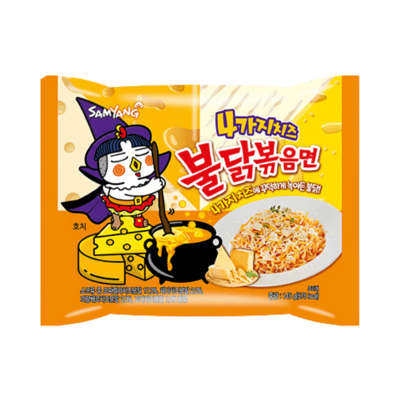 SAMYANG - אטריות ראמן בטעם 4 גבינות 145 גרם