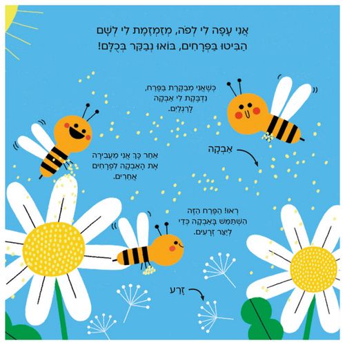 עולם קטן ירוק שלי: דבורה – ספר קרטון