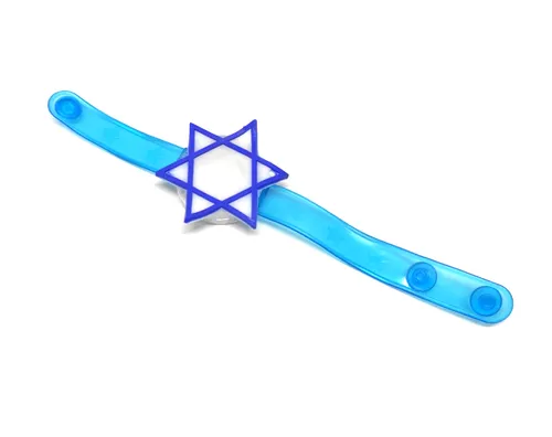 צמיד מגן דוד עם אורות - 12 יח'