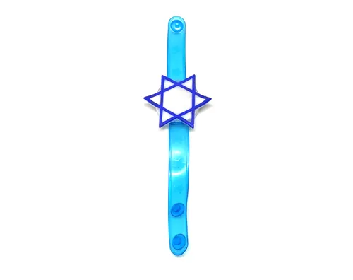 צמיד מגן דוד עם אורות - 12 יח'