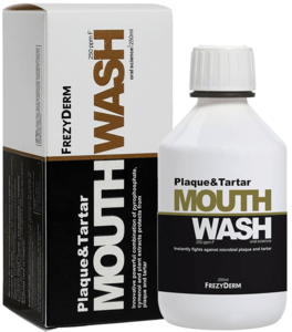 שטיפת פה פרזידרם 250  - FrezyDerm Plaque & Tartar Flouride Mouthwash