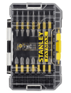 סט 22 חלקים לאימפקט ביטים עם מוביל Stanley STA88558-XJ