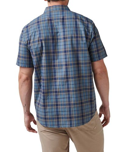 חולצה דגם WYATT S.S PLAID SHIRT