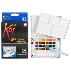 צבעי מים טוש מכחול Sakura Koi 1/24